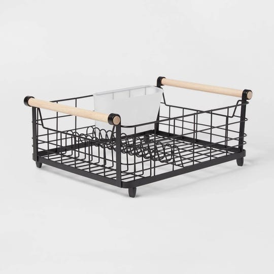metal-dish-rack-with-powder-coated-finish-and-rubber-wood-handles-black-brightroom-1