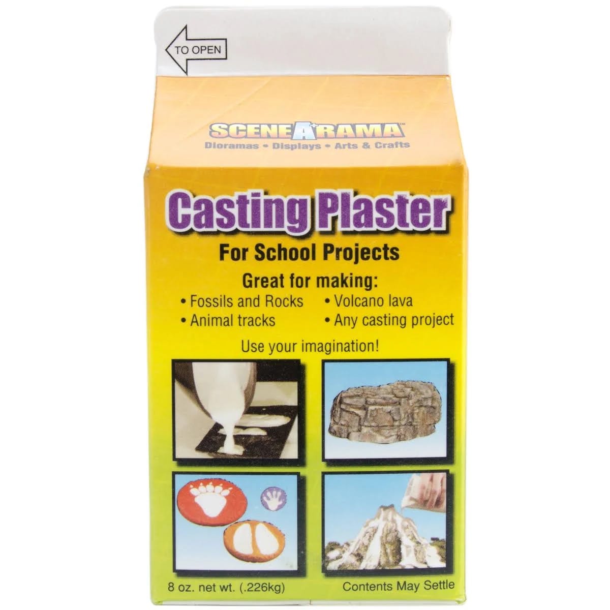 Woodland Casting Plaster - 8 Ounce High-Quality Pack | Image