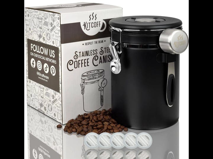 kitcoff-coffee-canister-for-ground-coffee-with-date-tracker-co2-release-valve-and-measuring-scoop-ma-1