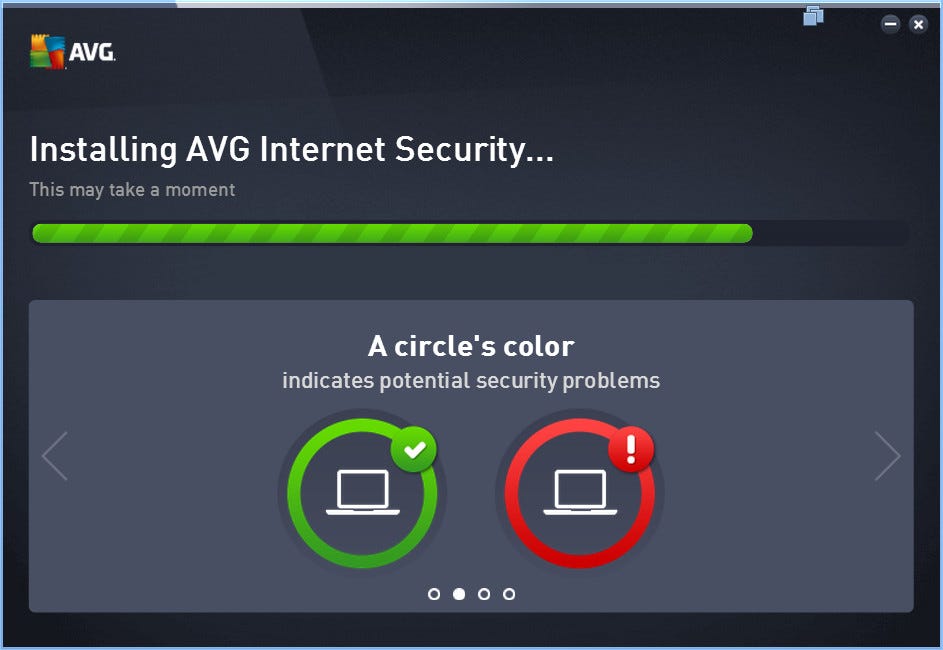 Installing AVG Antivirus