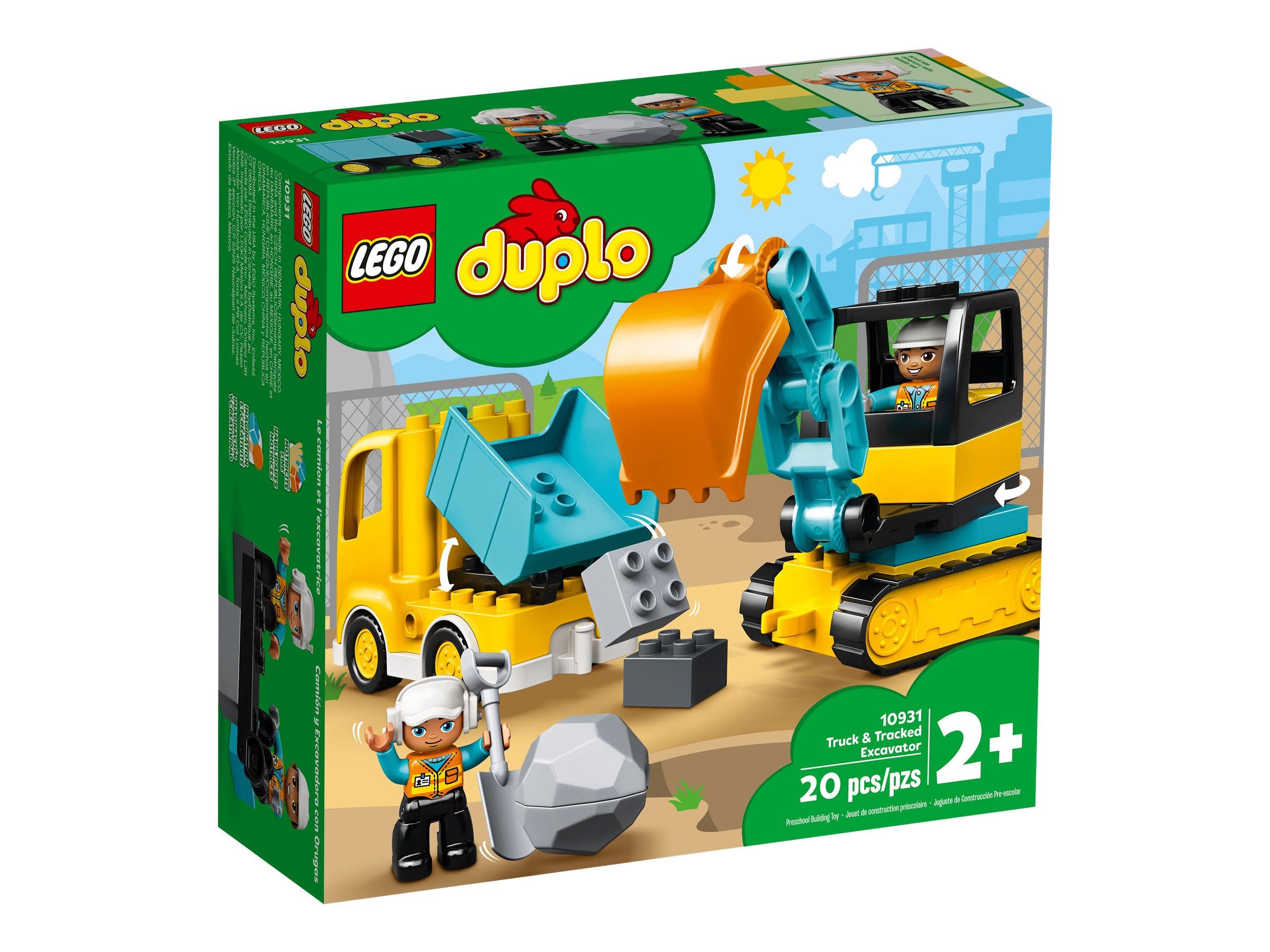 Lego Duplo Truck & Tracked Excavator Set | Image