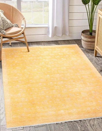 esale-boutique-8x10-yellow-floral-area-rug-1