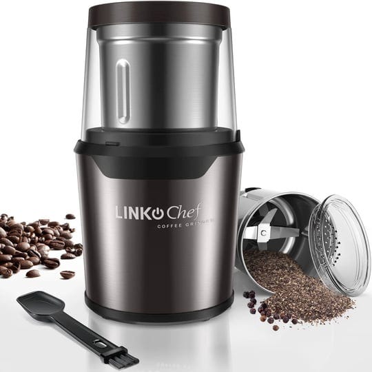 linkchef-coffee-grinder-electric-linkchef-nut-spice-grinder-250w-with-large-capacity-detachable-stai-1