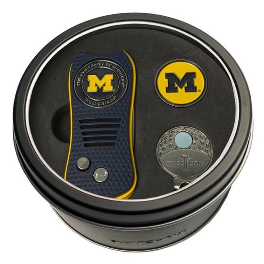 team-golf-michigan-wolverines-switchfix-divot-tool-cap-clip-ball-marker-set-1