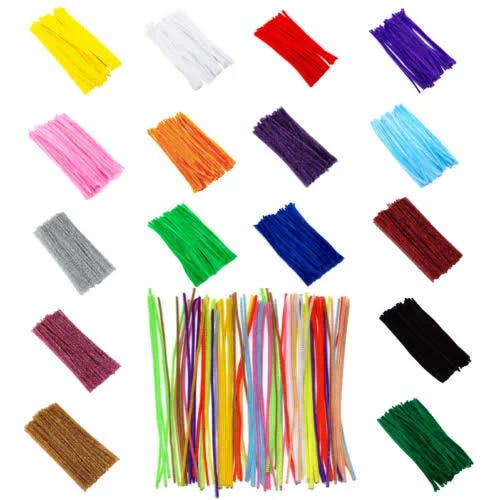 Karuwil Multicolor Chenille Pipe Cleaners for Arts and Crafts | Image