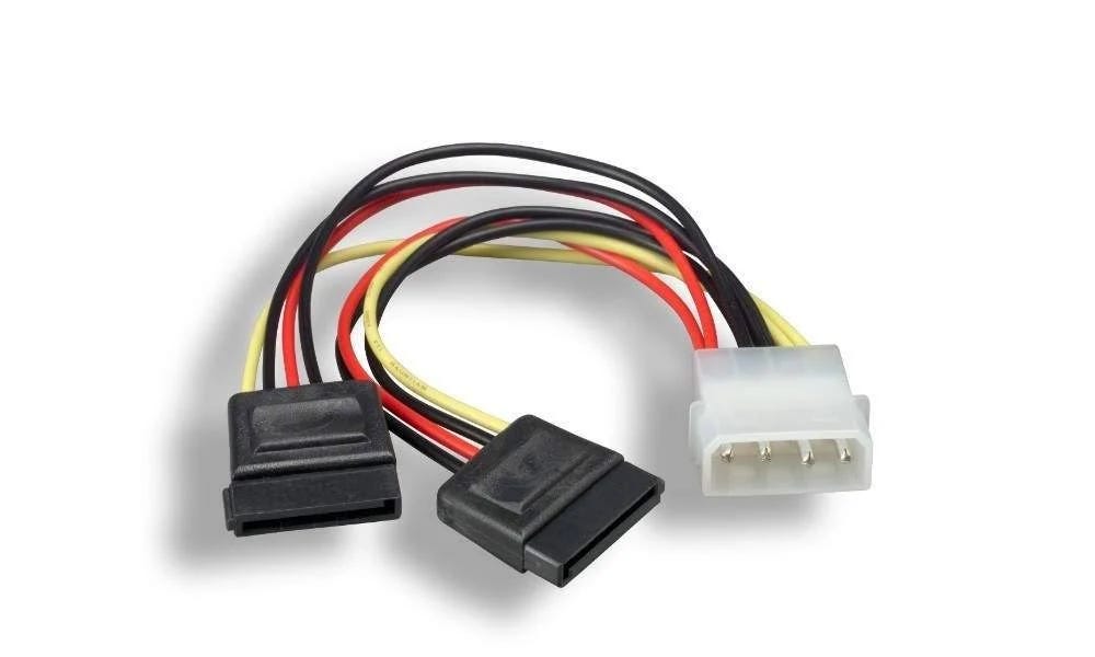 6-Inch SATA Dual Power Splitter Cable for Serial ATA Drives | Image