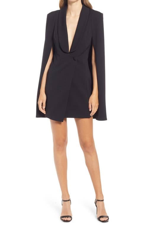 Katie May Boss Lady Capelet Blazer Dress in Black for Women | Image