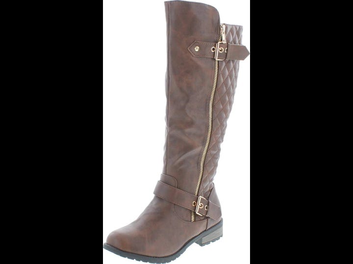 forever-mango-21-womens-winkle-back-shaft-side-zip-knee-high-flat-riding-boots-brown-9-1