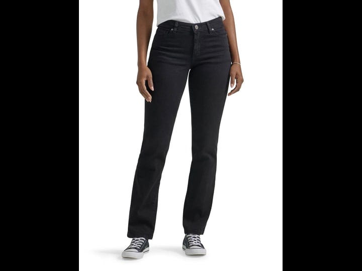 lee-womens-black-onyx-stretch-relaxed-fit-straight-leg-petite-jeans-1