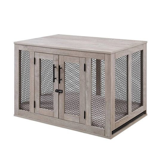 unipaws-dog-crate-with-cushion-and-tray-medium-and-large-crate-1