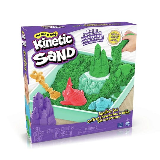 kinetic-sand-sandbox-set-with-green-sand-tools-storage-size-11-02-inch-x-2-6-inch-x-11-06-inch-1