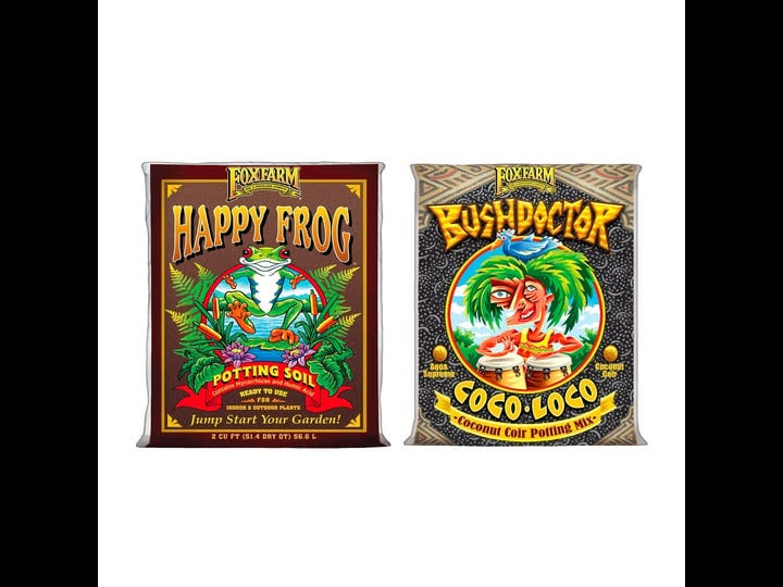 foxfarm-happy-frog-potting-soil-bag-and-bush-doctor-coco-loco-soil-bag-bundle-1