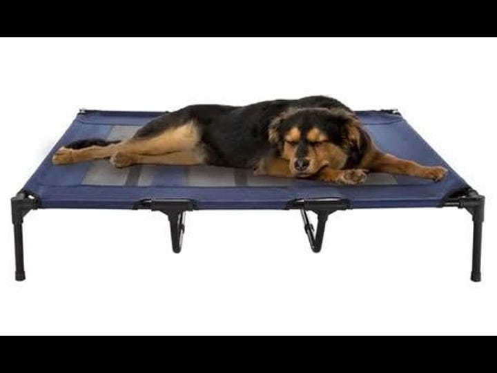 petmaker-elevated-pet-bed-portable-raised-cot-style-bed-w-non-slip-feet-green-1