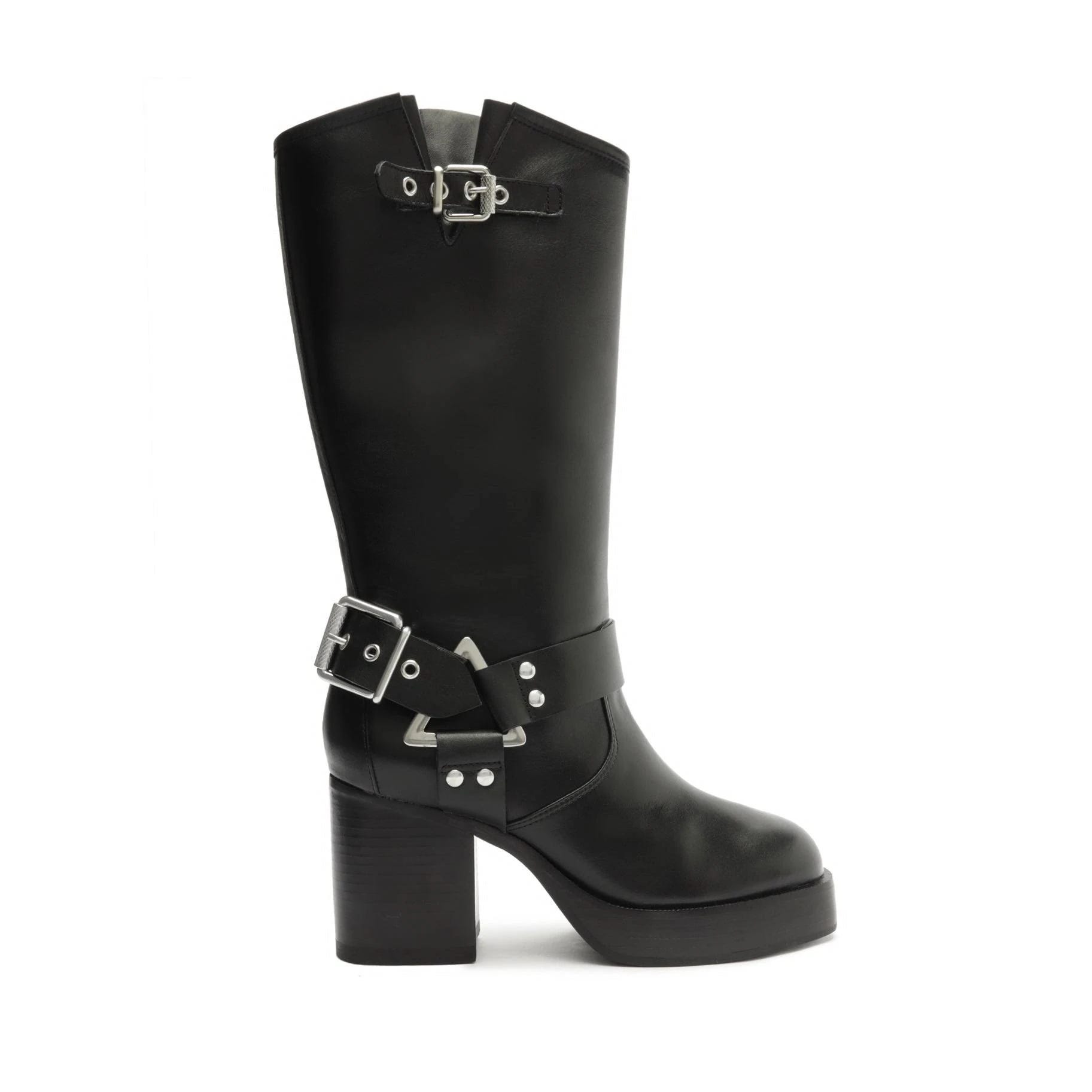 Schutz Women's Block Heel Boots - Elegant and Comfortable Design | Image