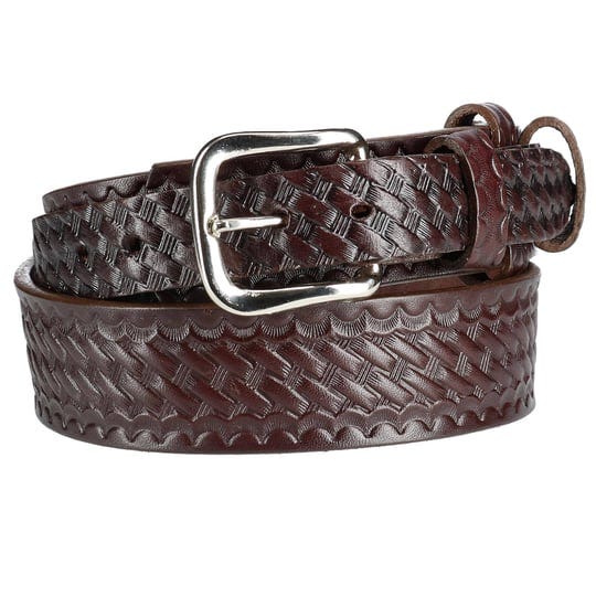 boston-leather-mens-basketweave-leather-ranger-belt-brown-33