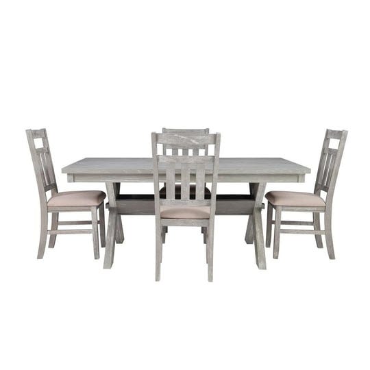 chester-5-piece-rustic-farmhouse-dining-set-grey-1