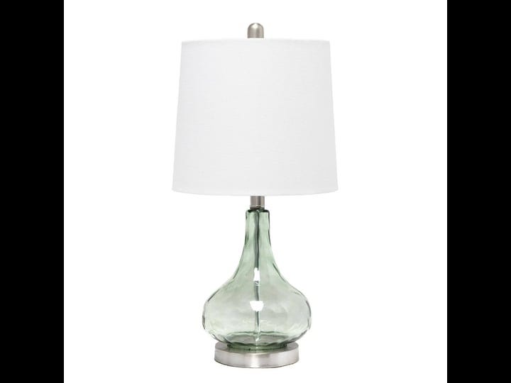 23-25-inch-green-rippled-glass-table-lamp-with-white-shade-1
