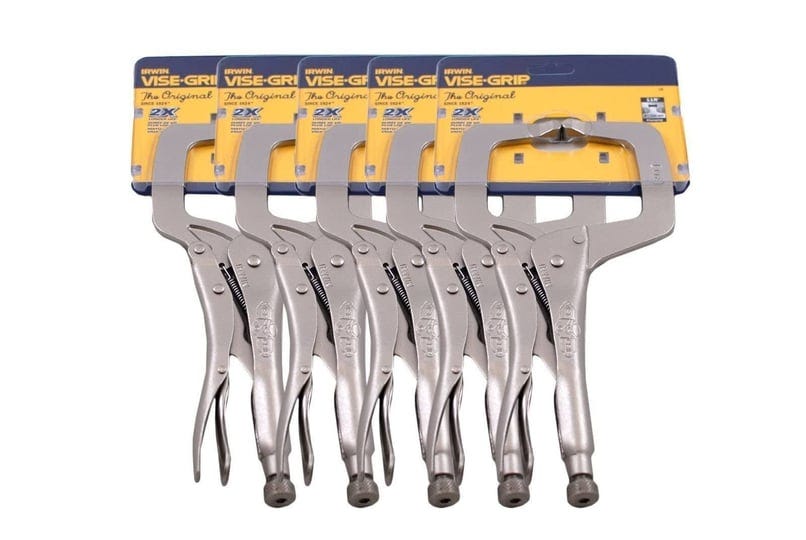 brand-new-irwin-vise-grip-11r-11-c-clamp-locking-regular-tip-easy-release-pliers-5-pack-1