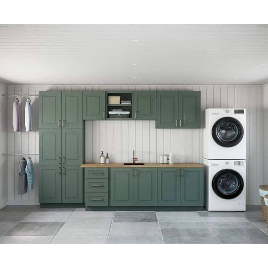 mills-pride-greenwich-aspen-green-plywood-shaker-stock-ready-to-assemble-kitchen-laundry-cabinet-kit-1