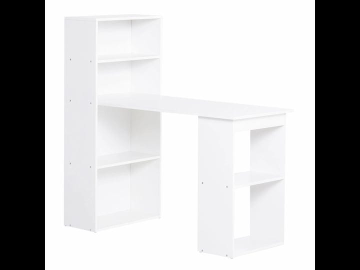 homcom-47-25-in-white-compact-writing-laptop-desk-with-4-cubby-shelves-1