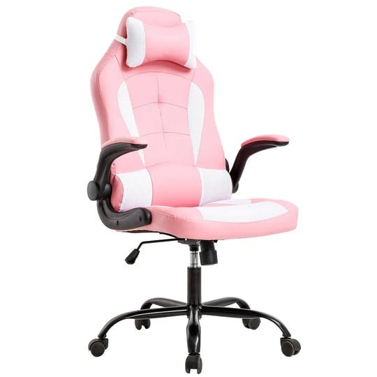 bestoffice-gaming-chair-office-chair-desk-chair-with-lumbar-support-flip-up-arms-headrest-swivel-rol-1