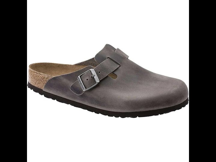 birkenstock-boston-soft-footbed-iron-oiled-leather-narrow-clogs-flats-grey-womens-size-36eu-5-5-5us--1