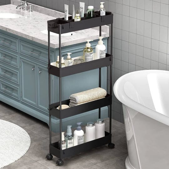 spacelead-slim-storage-cart-4-tierbathroom-storage-organizer-rolling-utility-cart-mobile-shelving-un-1