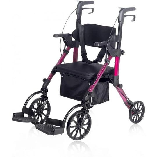 elenker-2-in-1-rollator-walker-transport-chair-folding-wheelchair-rolling-mobility-walking-aid-for-a-1