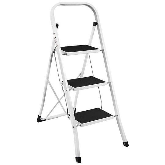 home-vida-3-step-steel-portable-folding-heavy-duty-ladder-multi-colour-1