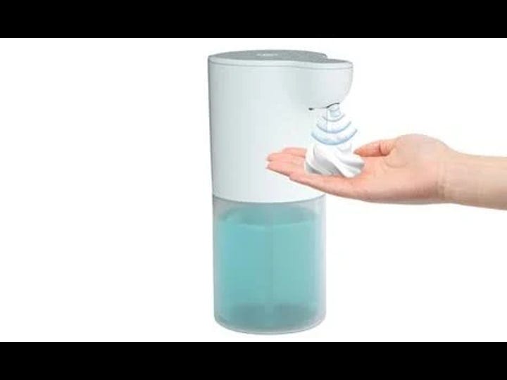 imountek-hands-free-350ml-automatic-foam-soap-dispenser-touchless-dispenser-in-bluewhite-small-1