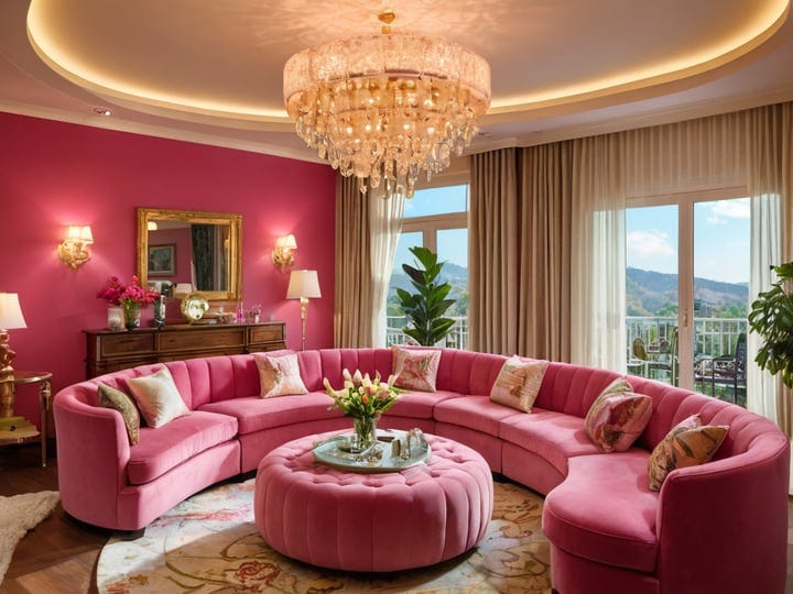 Curved-Pink-Sofas-2