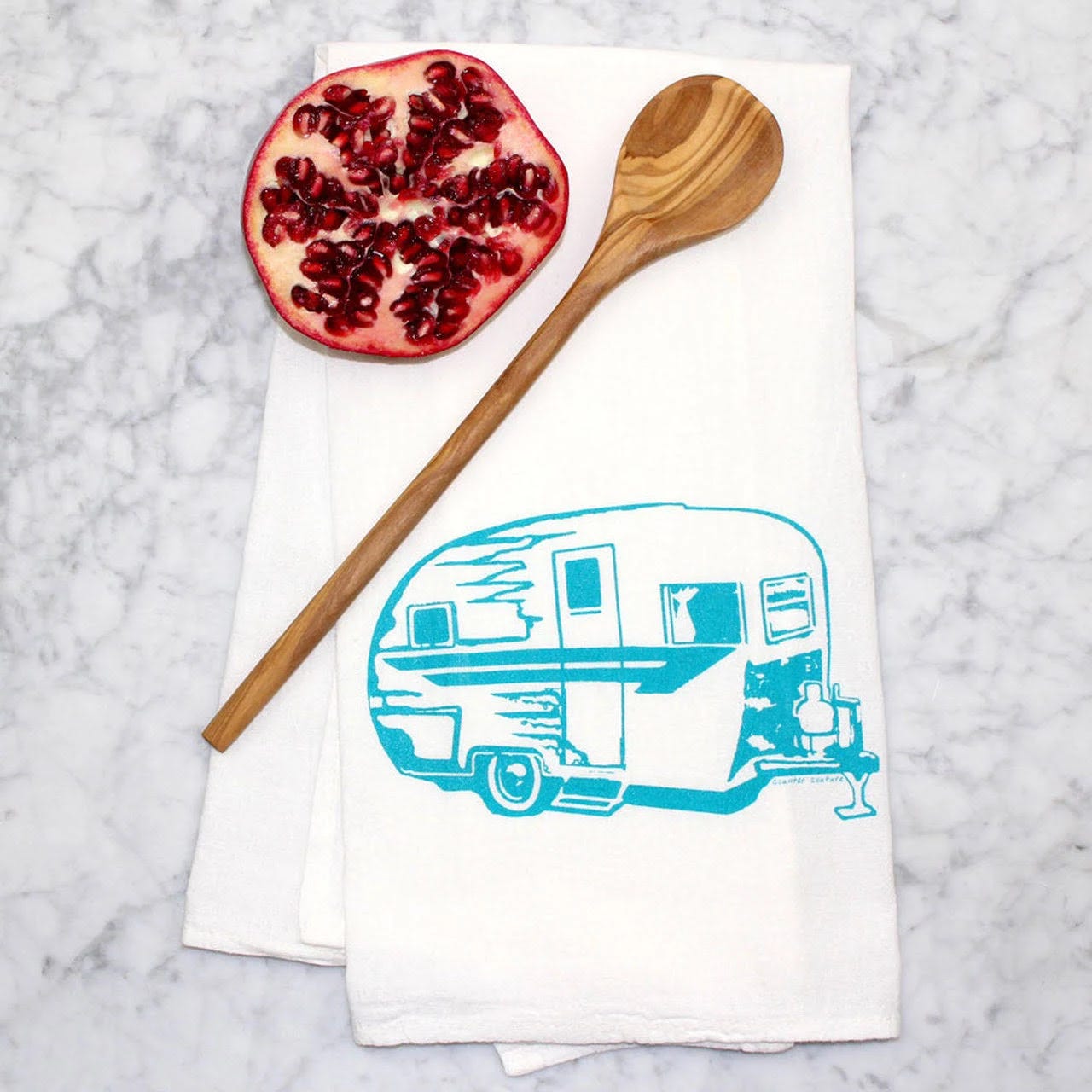 Counter Couture Camper Flour Sack Kitchen Towel | Image