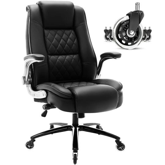 high-back-office-chair-flip-arms-adjustable-built-in-lumbar-support-executive-computer-desk-chair-wo-1