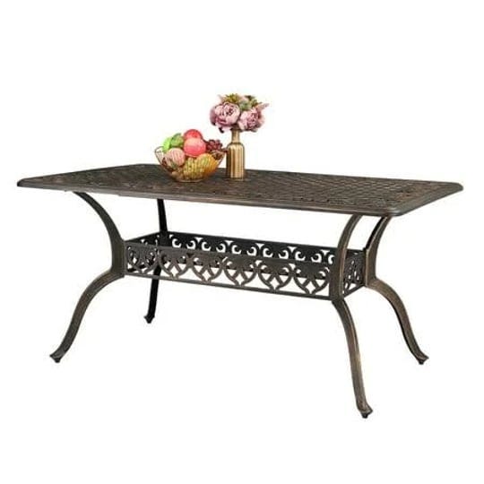zimtown-garden-cast-aluminum-folding-bistro-dining-table-59-in-patio-rectangular-garden-table-bronze-1