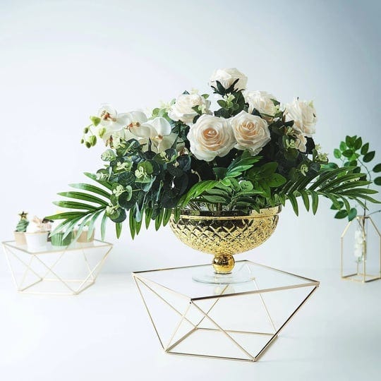 efavormart-gold-metal-geometric-cake-stand-display-centerpiece-pedestal-riser-with-square-glass-top--1