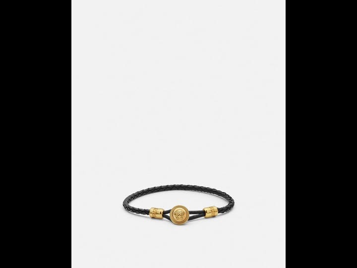versace-medusa-biggie-braided-leather-bracelet-unisex-blackgold-1