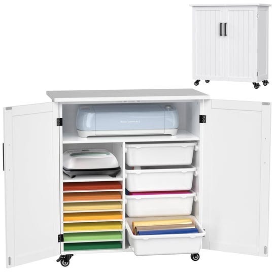gdlf-craft-cart-compatible-with-cricut-machine-cricut-table-with-storage-cabinet-rolling-cricut-cart-1