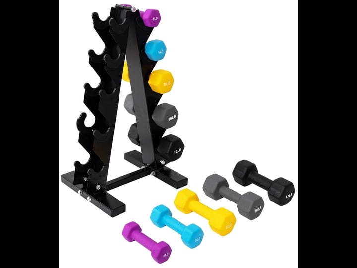 balancefrom-fitness-3-5-8-10-12-pound-neoprene-dumbbell-weight-set-w-stand-1