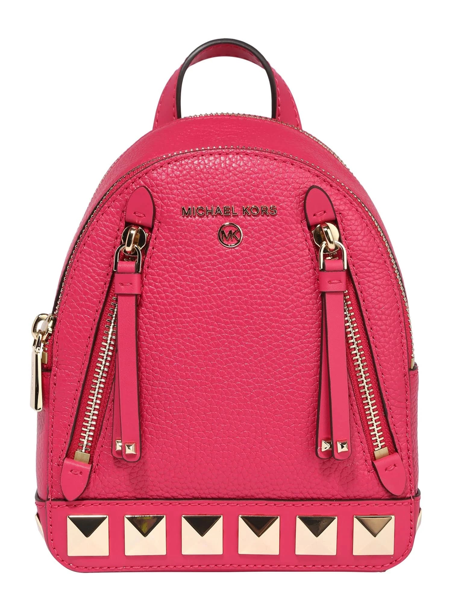 Michael Kors Brooklyn Mini Backpack in Gold/Pink - Spread Love and Stylishness | Image