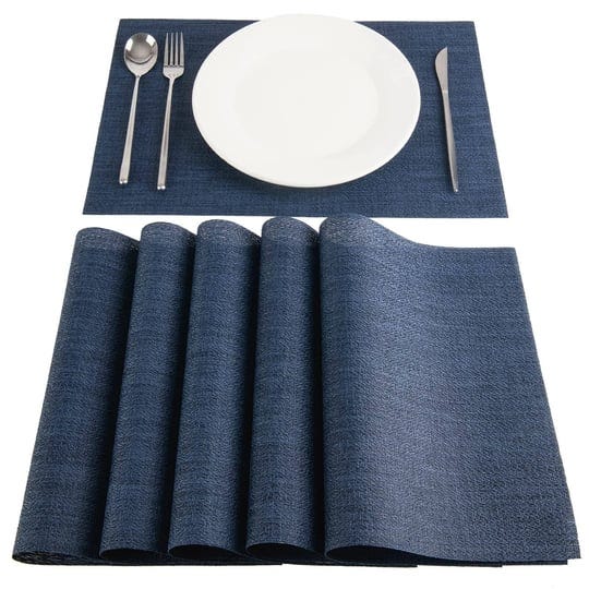 xinyun-place-mats-indoor-set-of-6-dark-blue-woven-vinyl-placemats-kitchen-dining-patio-farmhouse-tab-1