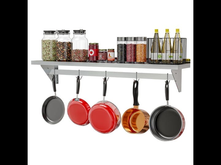 12-in-x-60-in-stainless-steel-heavy-duty-wall-shelf-with-hanging-pot-rack-1