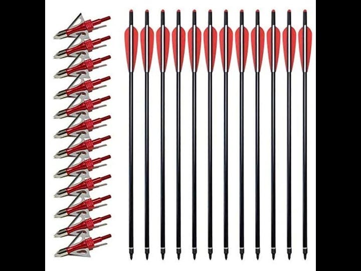 vkeda-20-inch-carbon-crossbow-bolts-12-pack-and-12-pack-hunting-broadheads-kit-carbon-crossbow-arrow-1