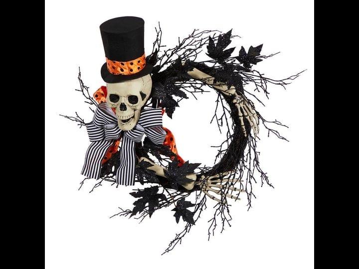 nearly-natural-26-in-black-dapper-skeleton-halloween-wreath-1