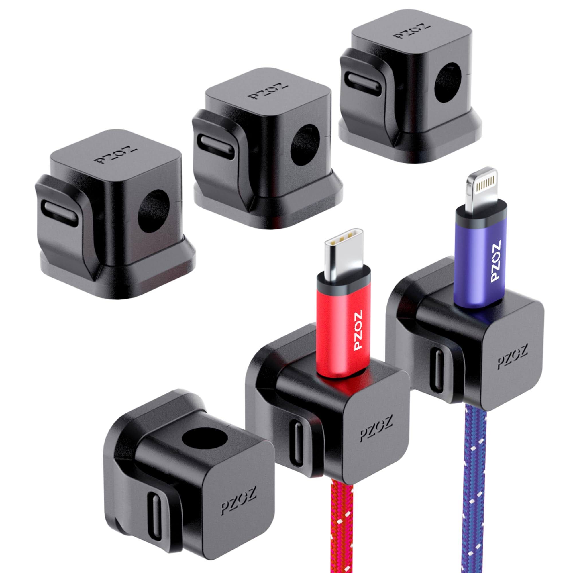 Effortless Cable Management: PZOZ 6 Pack Adhesive Wire Clips | Image