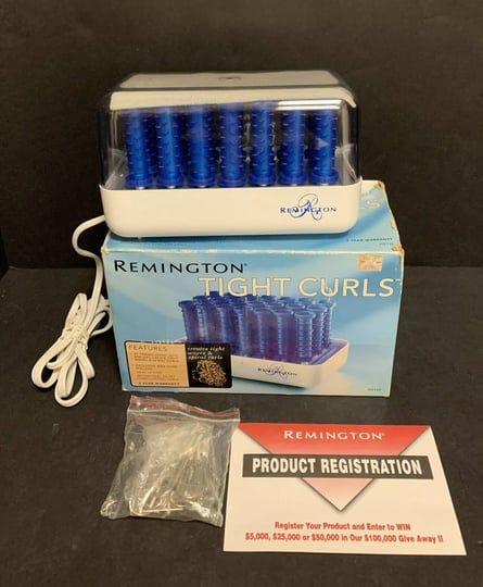 remington-tight-curls-21-curlers-hot-rollers-pageant-h21spn-wax-core-no-clips-1