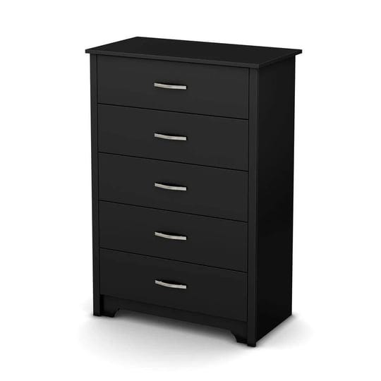 south-shore-fusion-5-drawer-chest-5-drawer-black-1