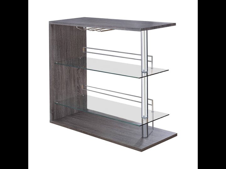 radiant-rectangular-bar-table-with-2-shelves-and-wine-holder-gray-1
