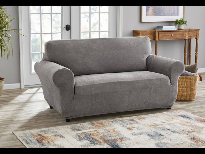 mainstays-chenille-stretch-fabric-loveseat-slipcover-grey-1-piece-1