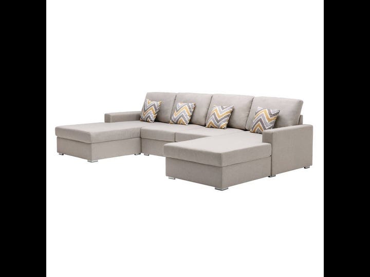 benzara-meg-modern-4pc-double-chaise-sectional-sofa-with-throw-pillows-beige-1