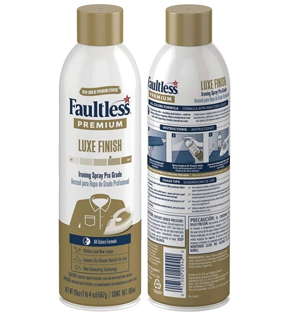 Faultless Premium Luxe Finish Pro Grade Ironing Spray | Image